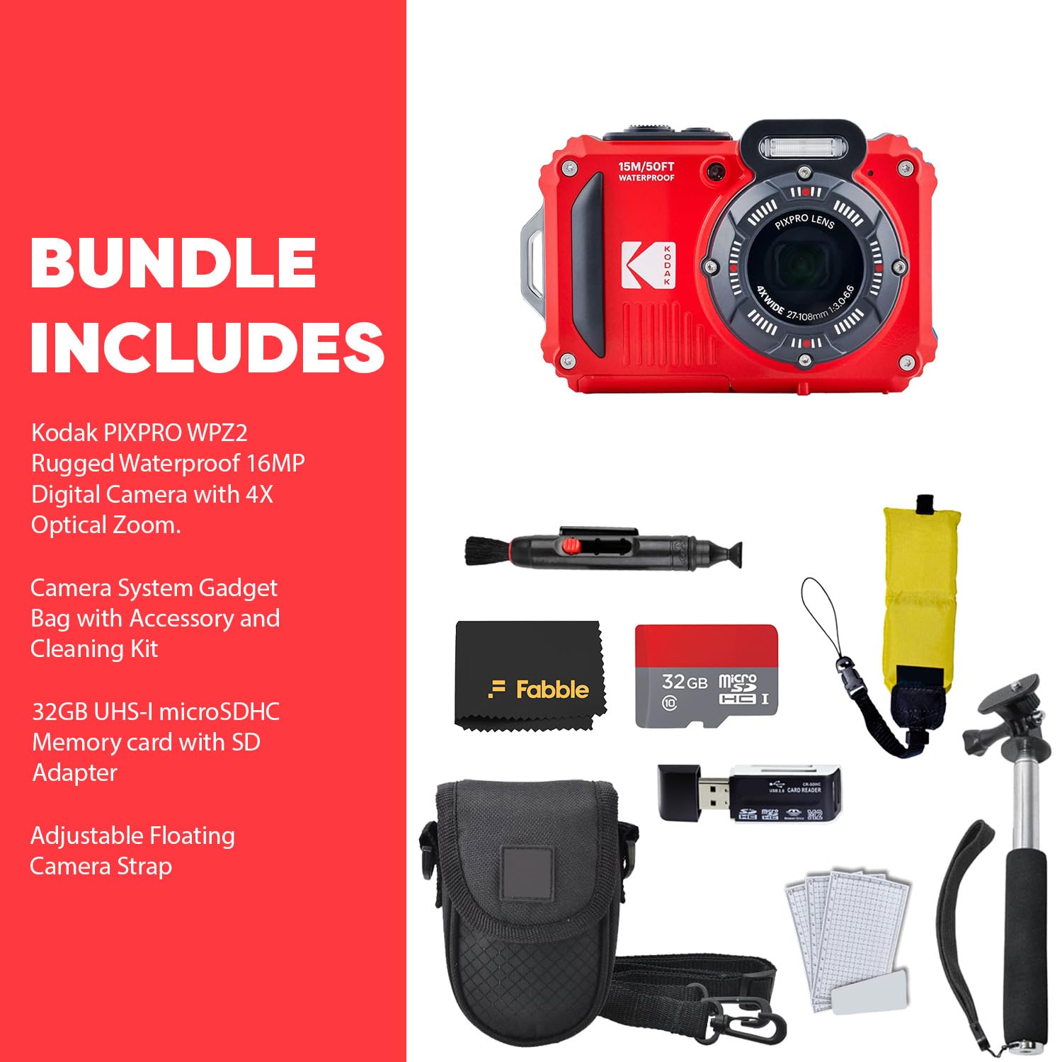 Amazon | コダック(KODAK) PIXPRO WPZ2 頑丈な防水デジタルカメラ